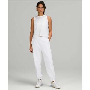 Lululemon Pants Womens 2 Relaxed High Rise Jogger Sweatpants White Minimalist